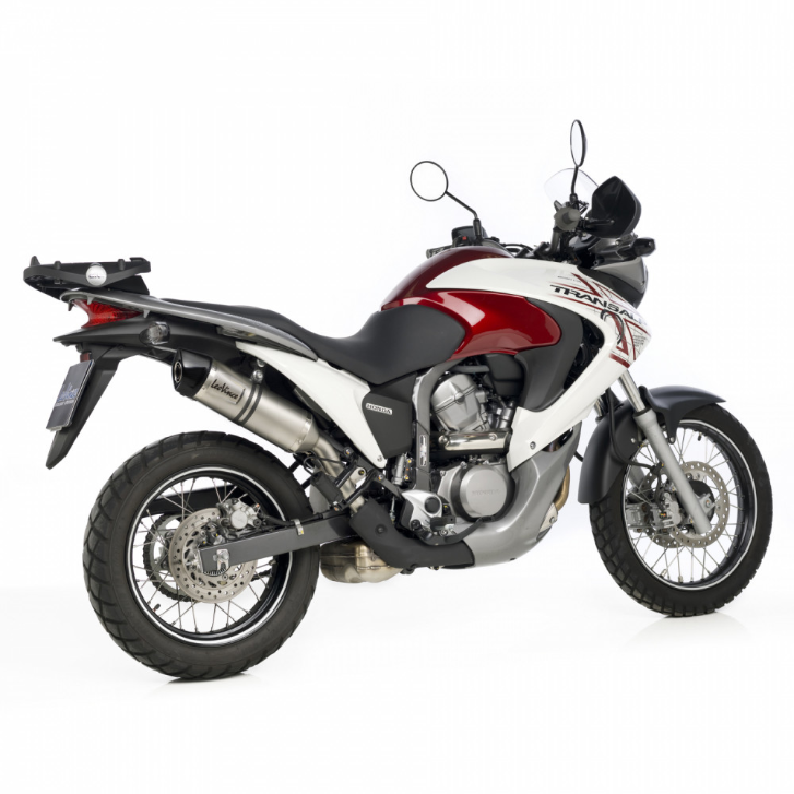 LeoVince exhaust system SBK LV One Evo 2, stainless steel, slip on for Honda XL 700 V Transalp (Bj.08-13)