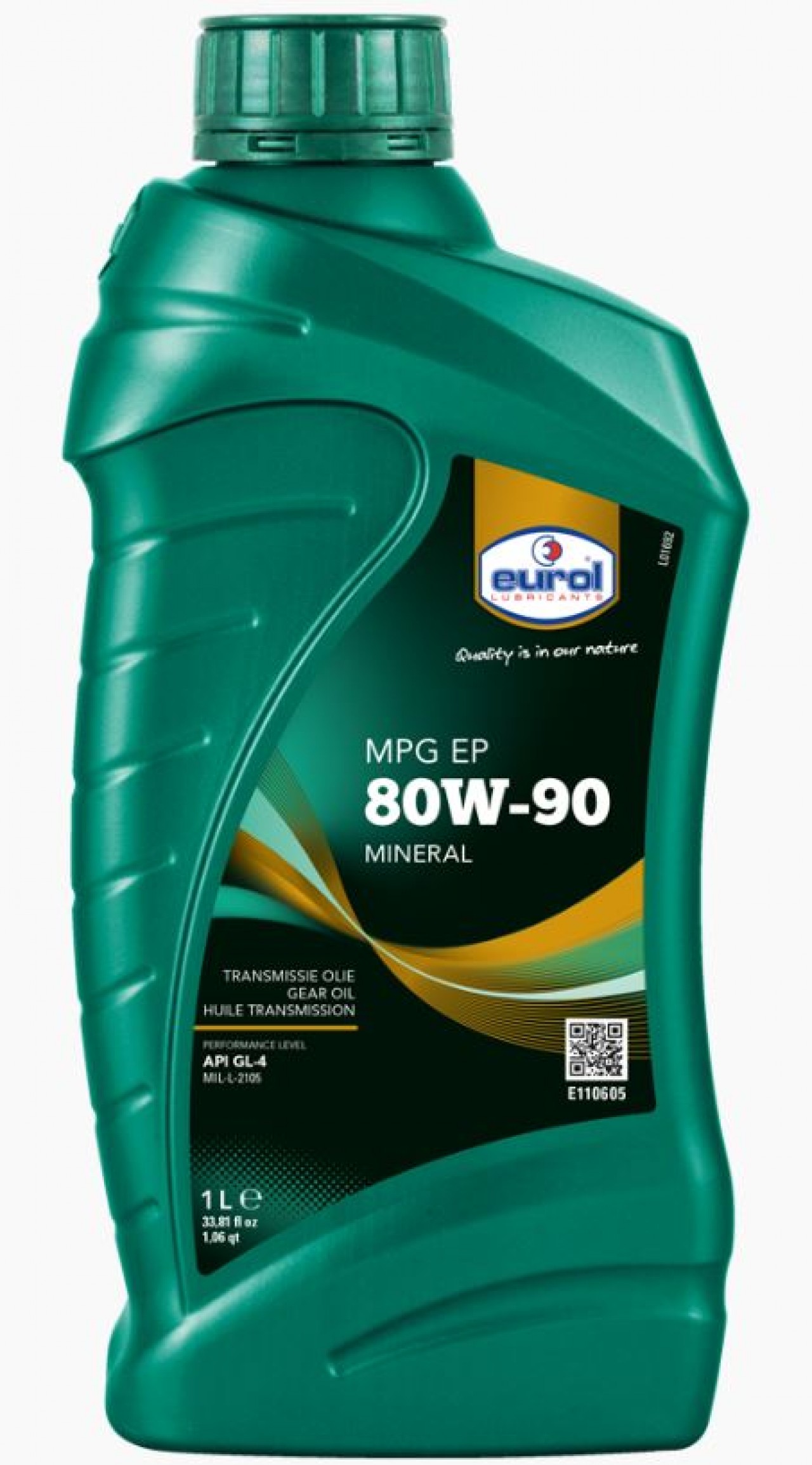 Eurol Transmission Oil, 1 l, SAE 80W/90, Transmission Oil GL4, E110605, Inspection