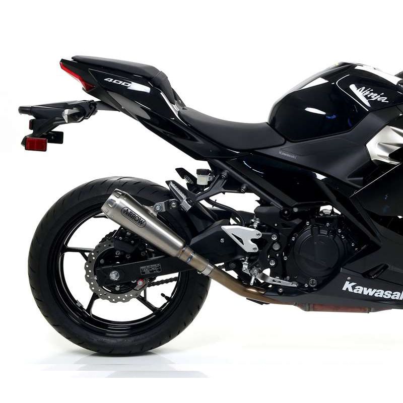 ARROW PRO-RACE stainless steel exhaust for Kawasaki Ninja 400 / Z400 model year 2018-