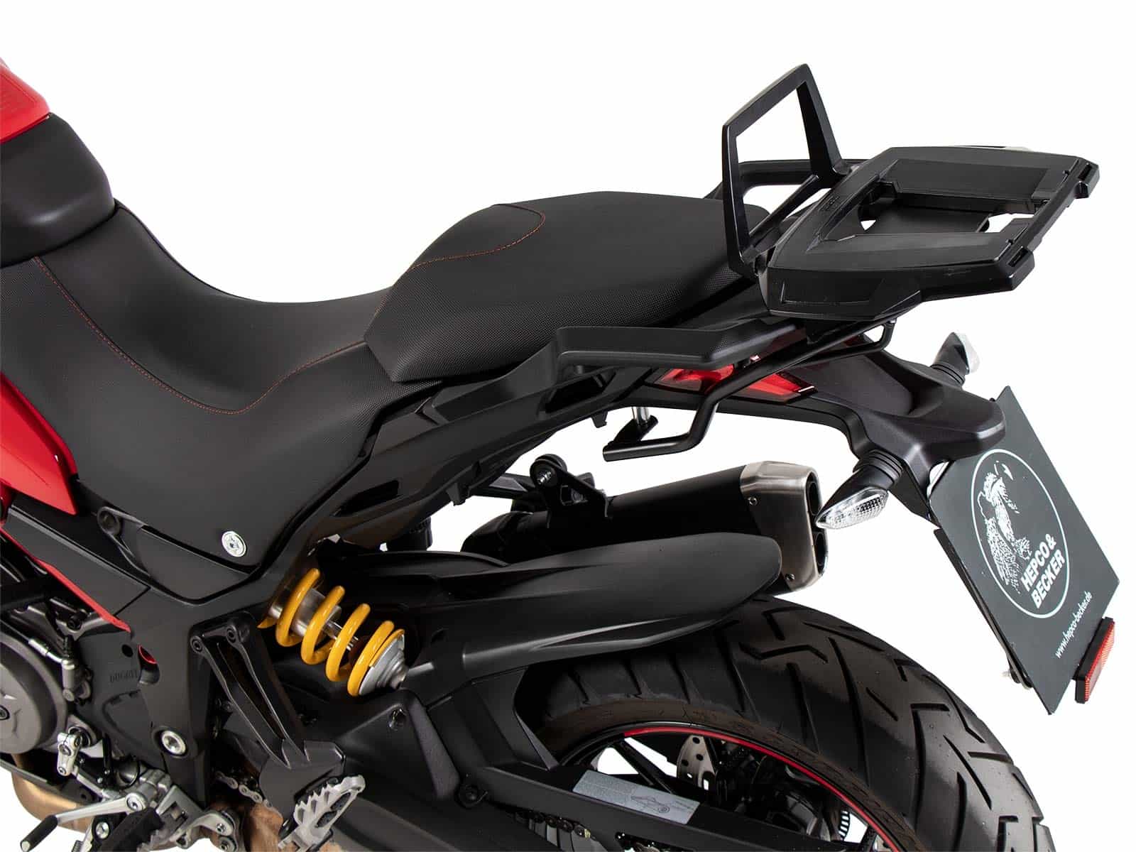 Alurack top case carrier for Ducati Multistrada 950 /S (17-21) Hepco & Becker