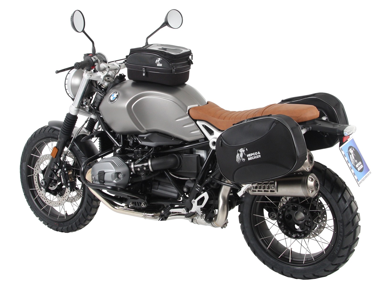 C-Bow side carrier black for BMW R nineT Scrambler (16-23) / Urban G/S 40 Years Edition