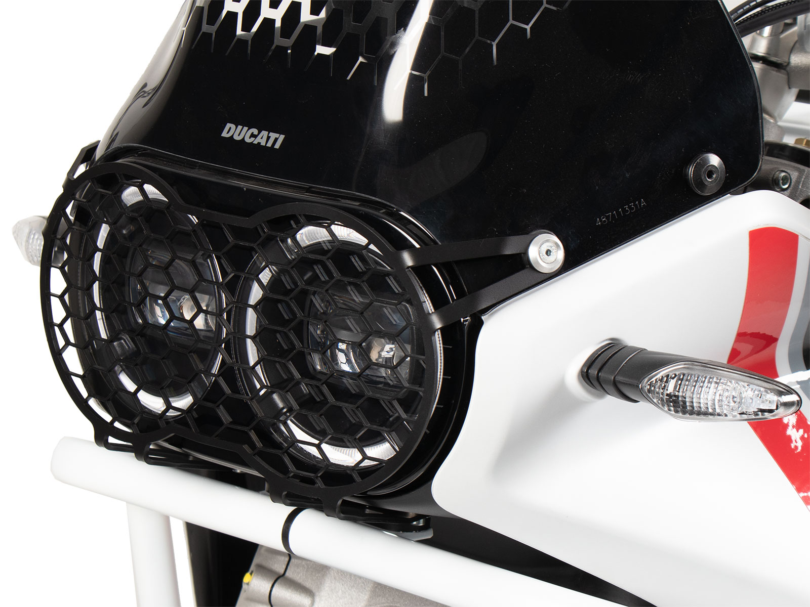 Lamp guard black for Ducati Desert X Rally (24-) Hepco & Becker