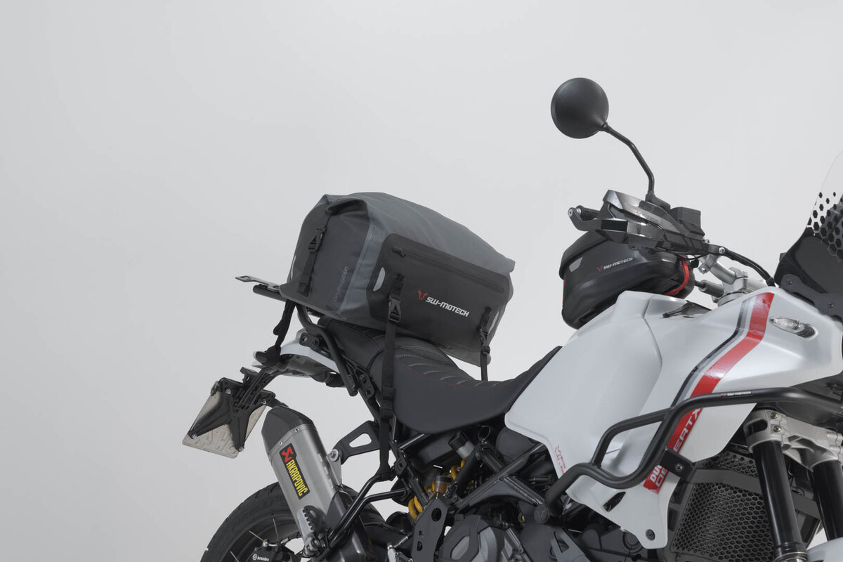 Drybag 260 rear bag for Moto Guzzi V85 TT /Travel, black / gray - SW Motech