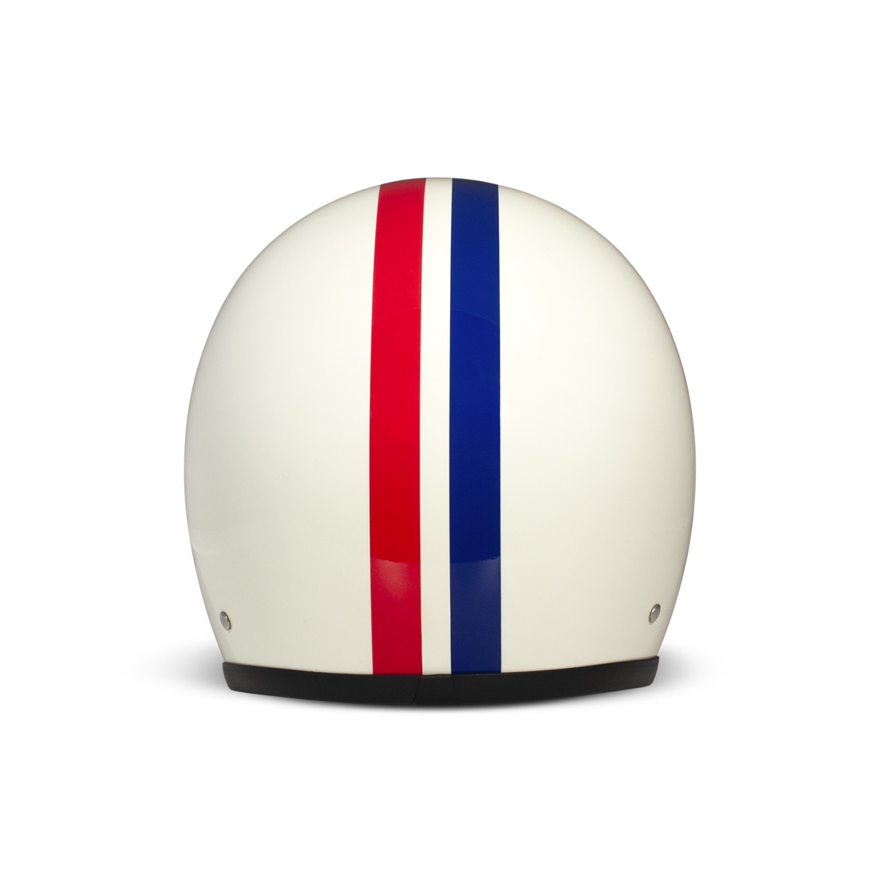 DMD jet helmet Retro, white, matt, triple, fiberglass, ECE 22.06