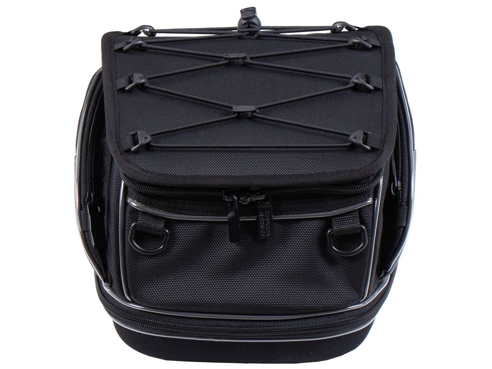 Rear bag Street black, universal belt attachment, Hepco & Becker