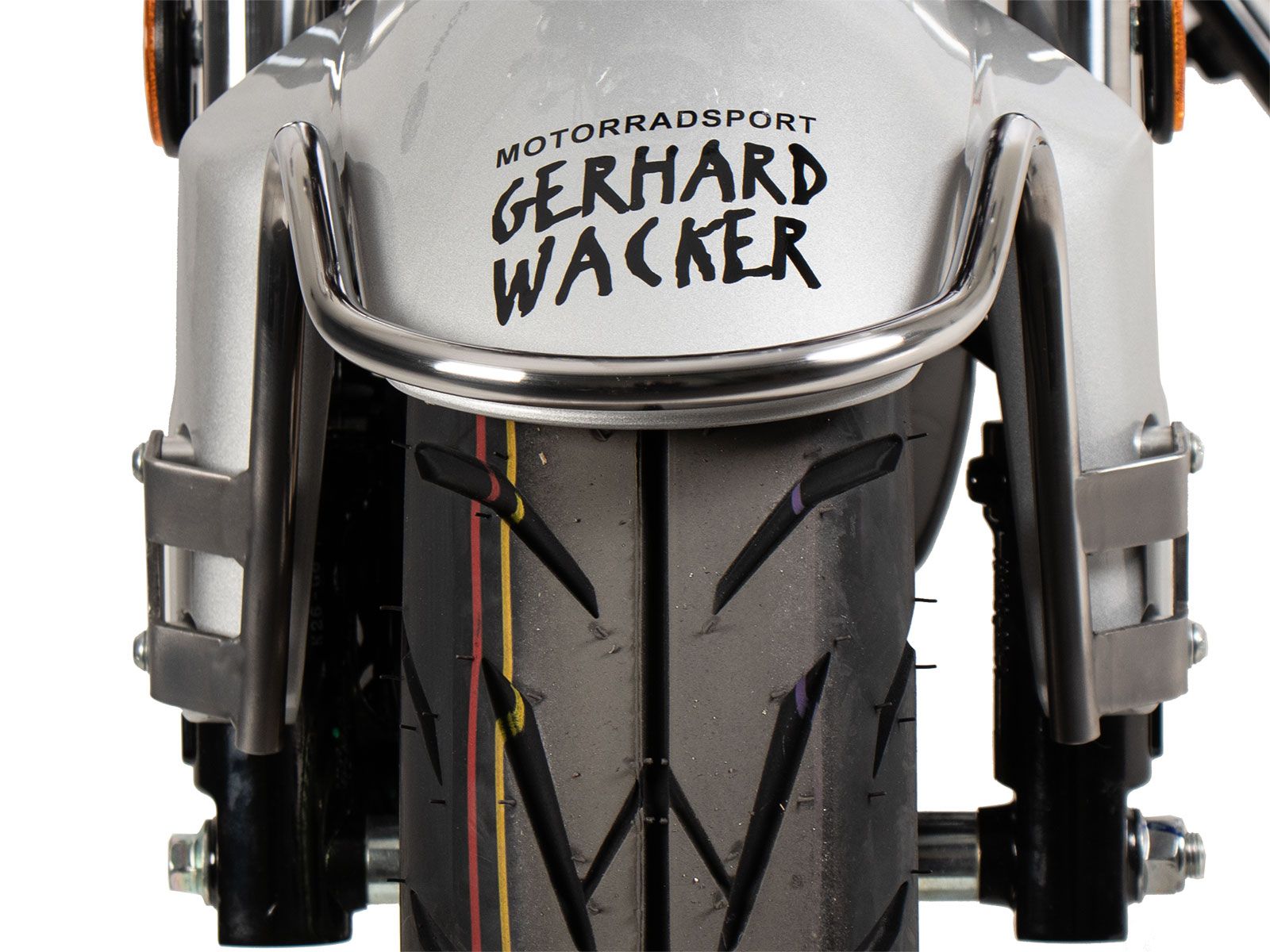 Fender Guard chrome for Honda Dax ST 125 (22-) Hepco & Becker