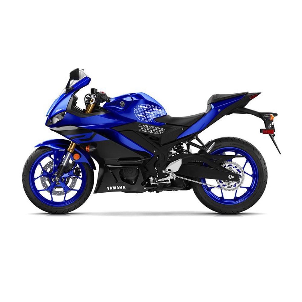 Stompgrip black Volcano for Yamaha YZF-R3 (19-)