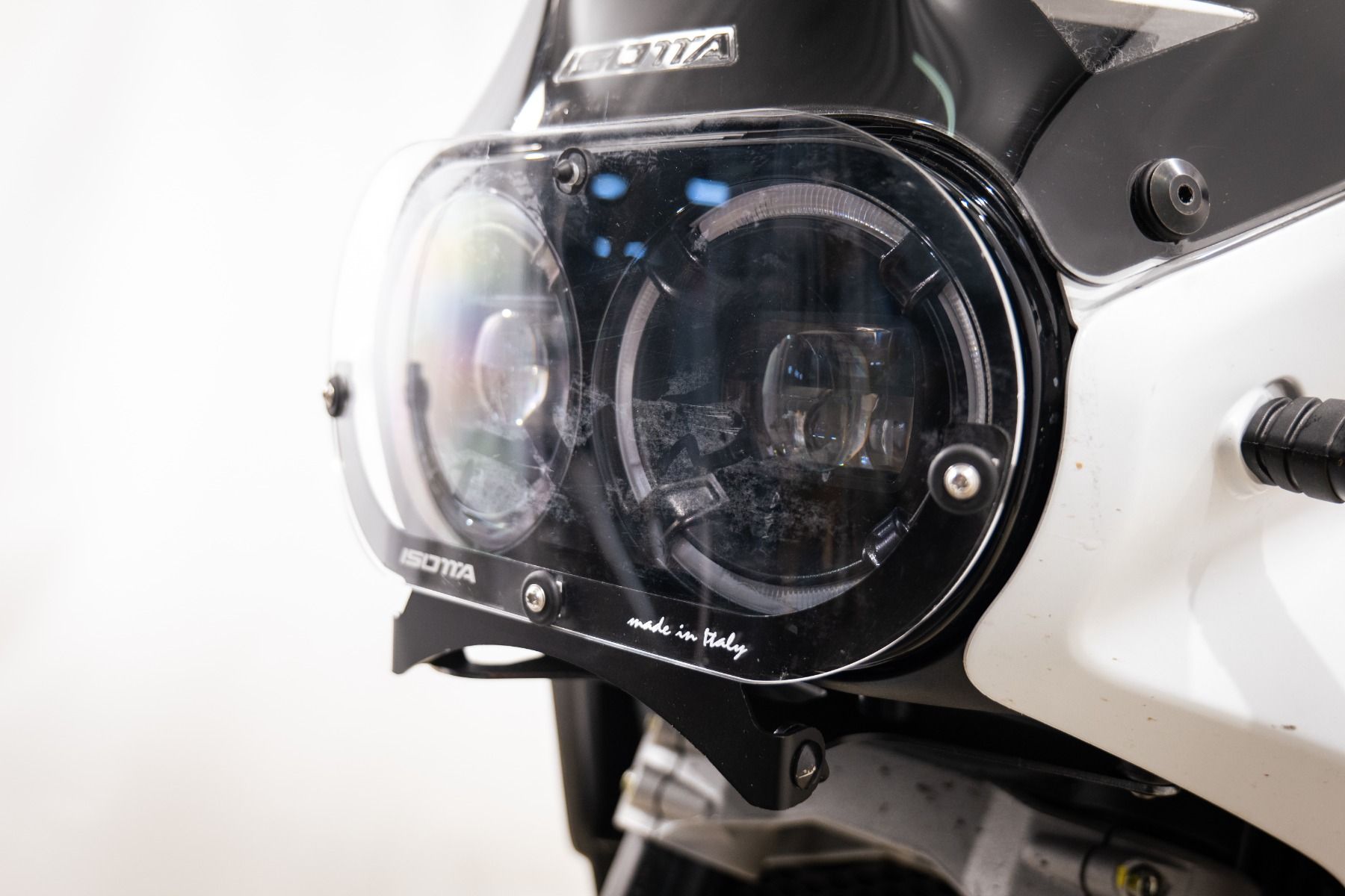 PMMA headlight protector for Ducati DesertX