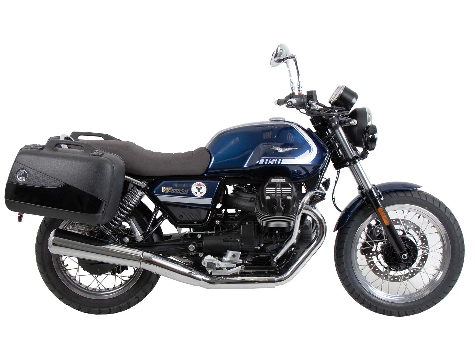 Carrier black for Moto Guzzi V7 Special/Stone/Centenario (21-24) Hepco & Becker