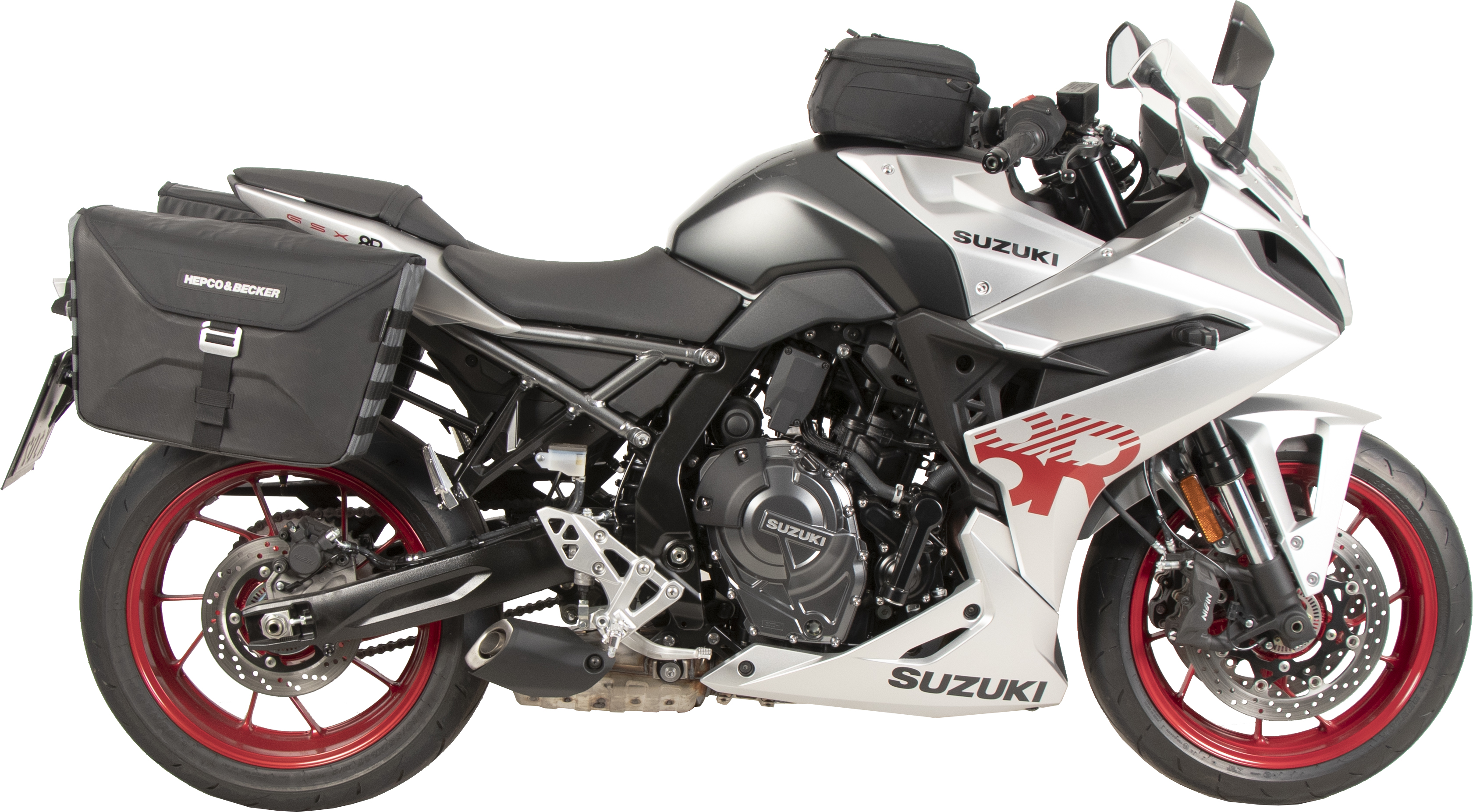 C-Bow side carrier black for Suzuki GSX-8R (24- ) Hepco & Becker