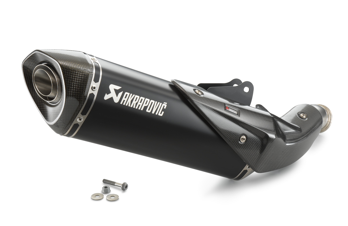Akrapovic Slip-On LINE exhaust system black for KTM 890 Duke (Bj.20-)