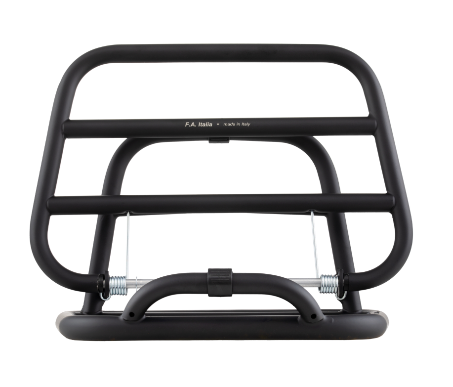 Rear luggage rack for Vespa 946 3V i.e. 125cc, folding, black matt