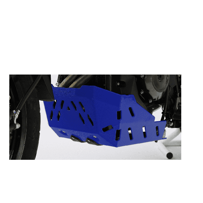 Blue aluminum engine guard for Suzuki V-Strom 800 DE (23-)