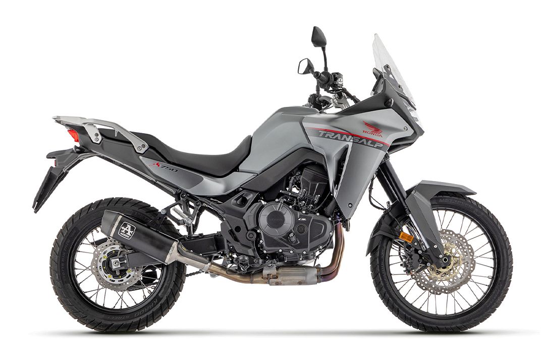 ARROW exhaust INDY RACE DARK aluminum for Honda XL 750 Transalp model year 2023-