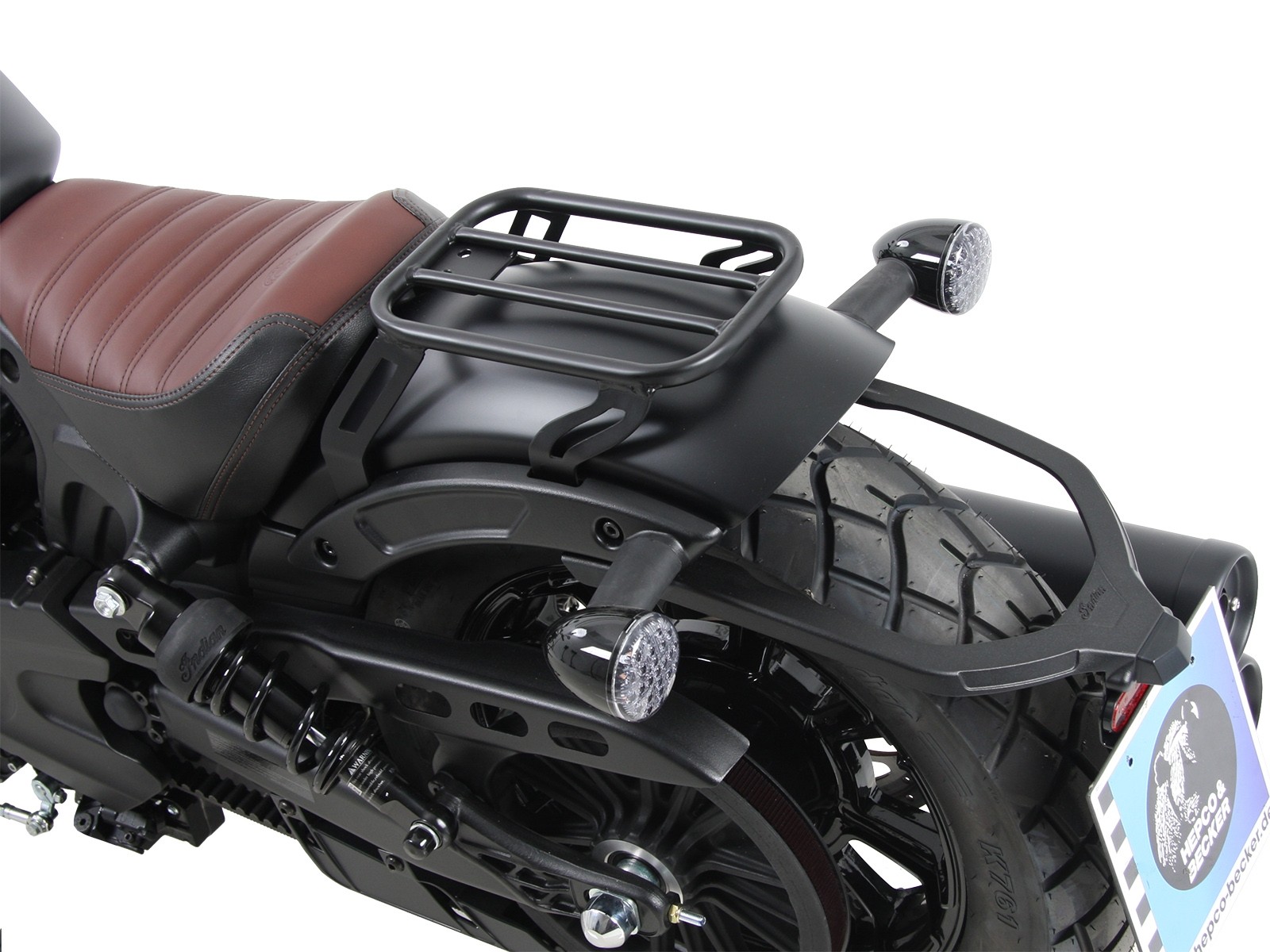 Solorack without back pad black for Indian Scout Bobber (2017-)