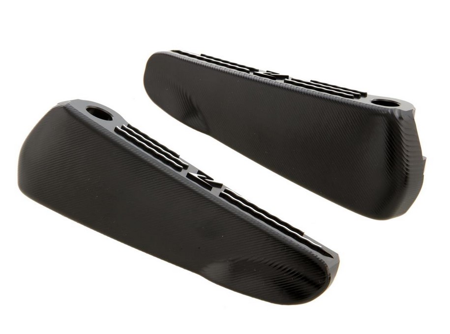 Footrests, right and left for Vespa GTS/GTS Super/GTV/GT 60/GT/GT L 125-300ccm, black