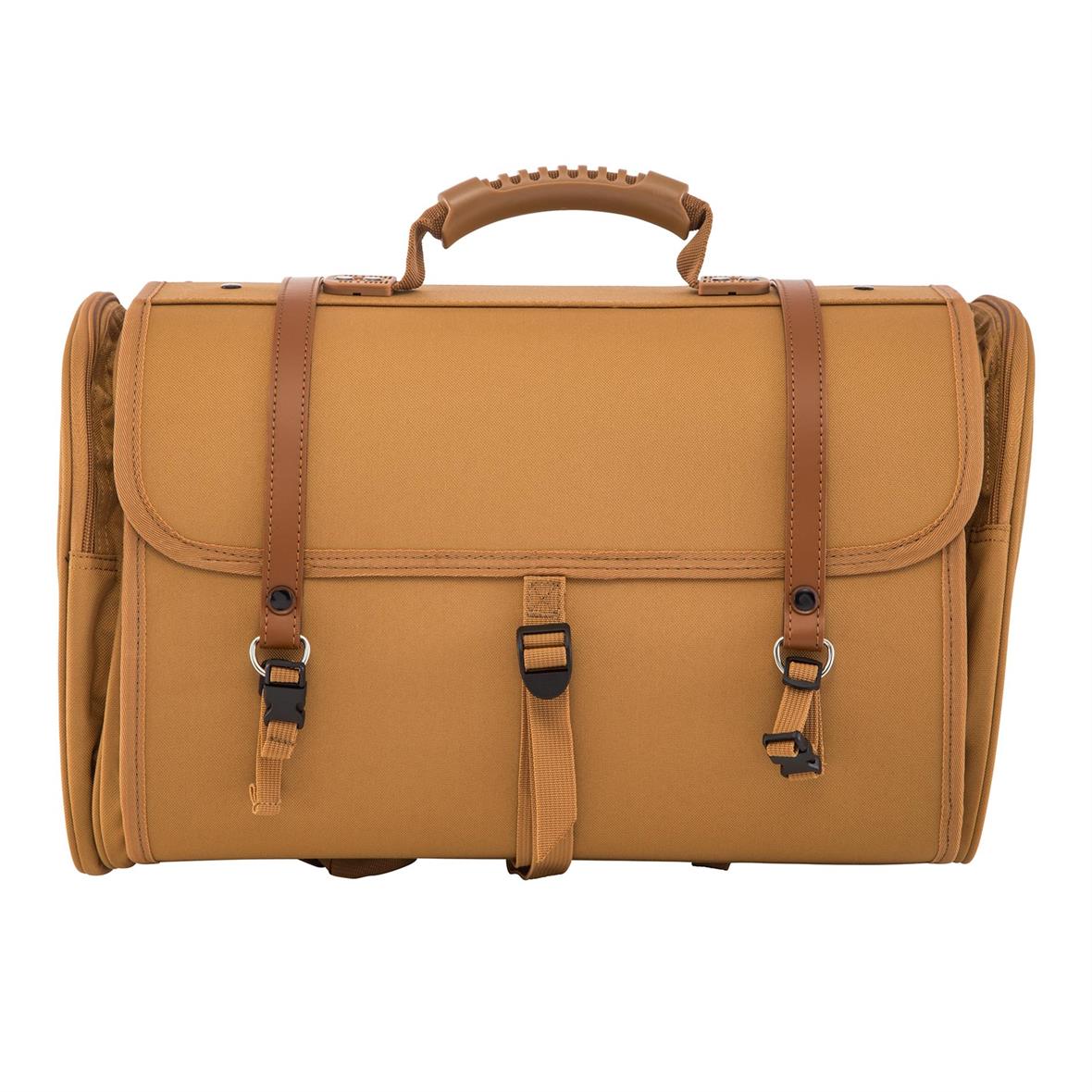 Classic" large bag for luggage carrier for Vespa - brown, nylon