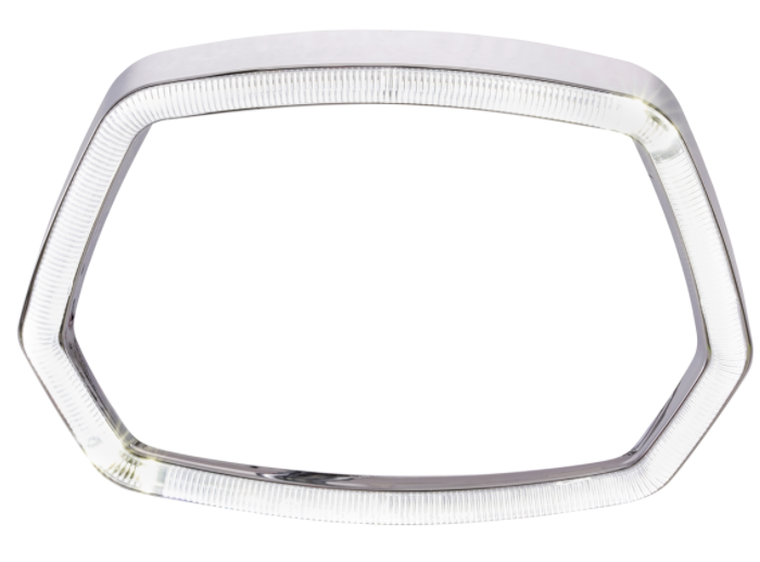Lamp ring chrome LED light ring for Vespa Sprint 50cc 2T/4T ('13-'18)