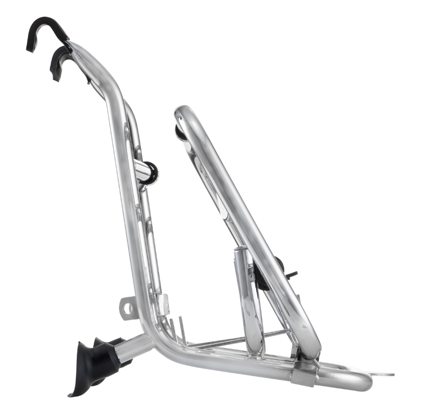 Luggage rack front for Vespa PX 80-200cc, foldable, chrome