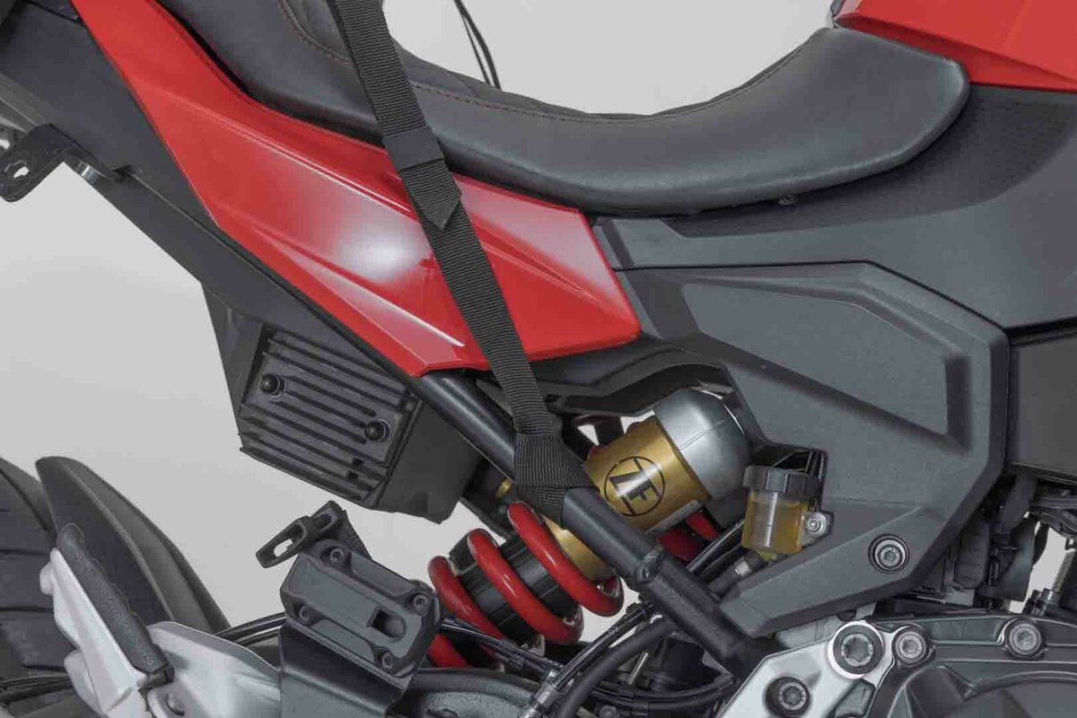 Drybag 700 rear bag for Aprilia SL 750 Shiver, black / gray - SW Motech