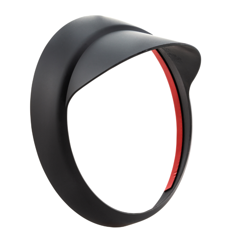 Lamp ring with lampshade for Vespa LX 50-150cc, black matt