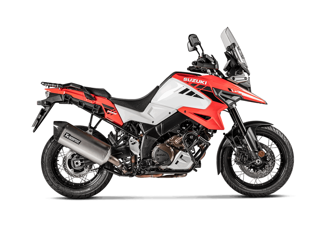Akrapovic Slip-On Line (Titanium) exhaust for Suzuki V-Strom 1000 (14-18) and V-Strom 1050 from (20-23)