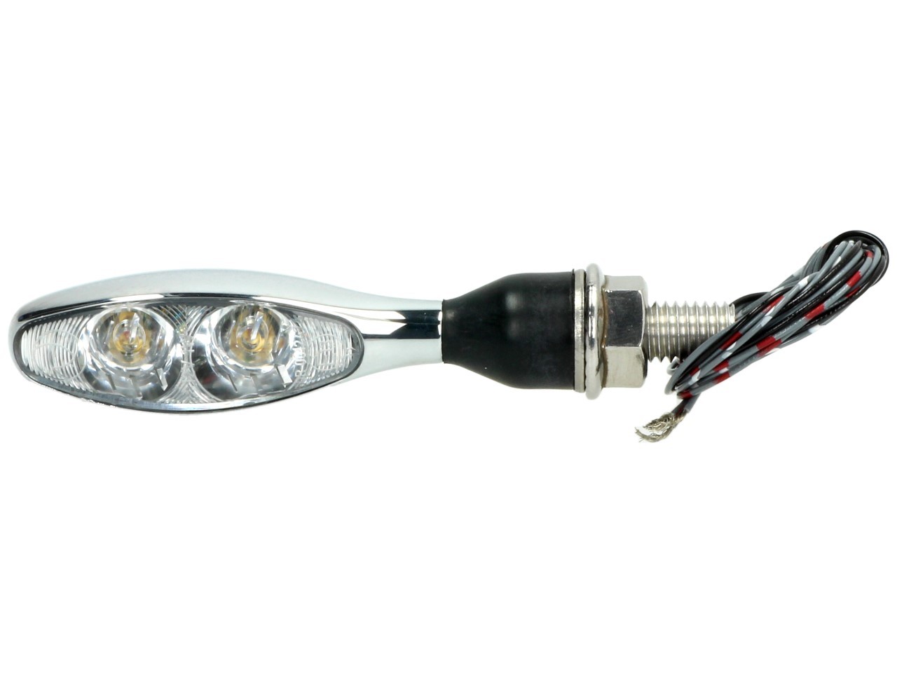 Kellermann turn signal, rear and brake light, Micro 1000 DF, steel, LED, HL/HR, 12 V, shiny chrome