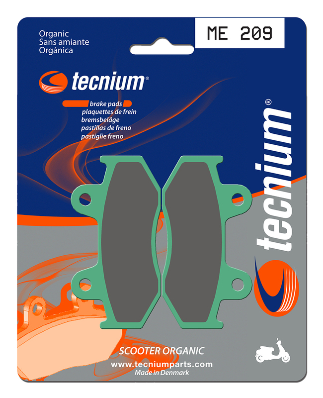 Tecnium Scooter Organic Brake Pads - ME209