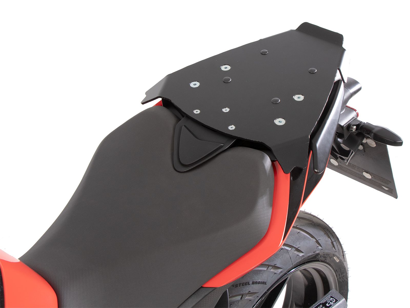 Sport rack fixed black for Aprilia Tuono 457 (25- ) Hepco & Becker