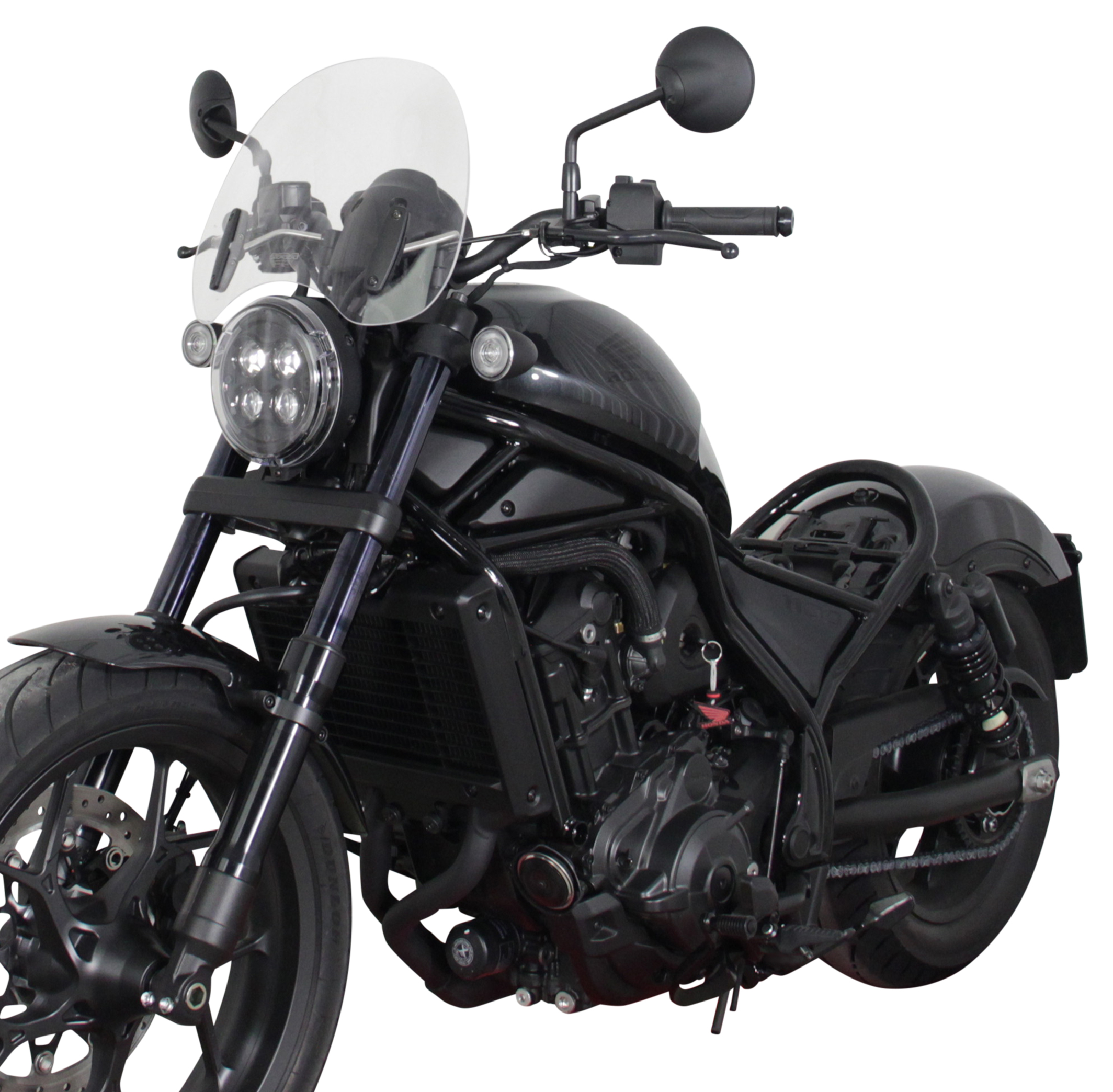 Touring screen MRA "NTM" black for Honda CMX 1100 Rebel (21-)
