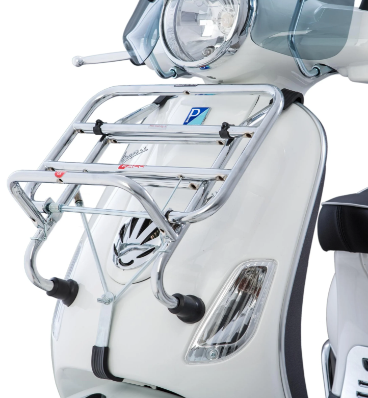 Cascade insert horn for Vespa LX/LXV 50-150cc, chrome