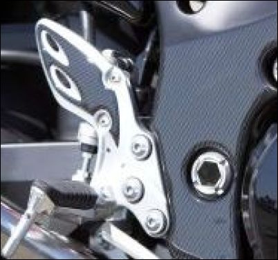 Heel guard for Suzuki GSX1300R Hayabusa BJ. 2008-2012/ GSX1300R BJ. 2013-2017