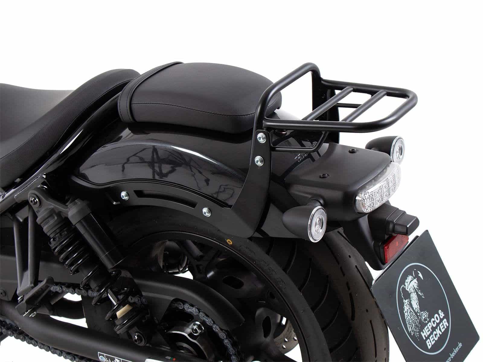 Tubular luggage rack black for Honda CMX 1100 Rebel /DCT (21-24) Hepco & Becker
