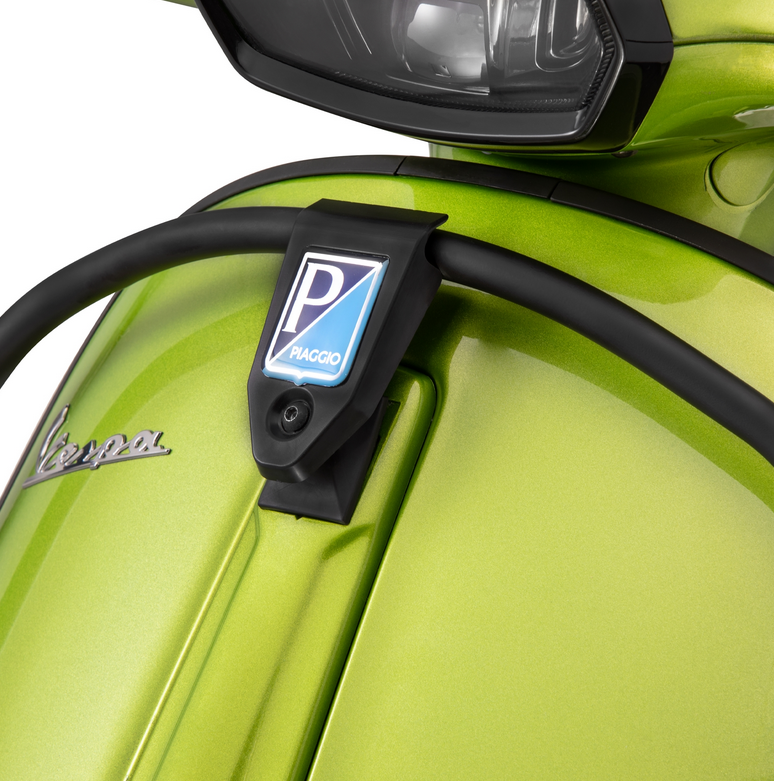 Crash bar leg shield for Vespa Primavera /Sprint 50-150cc, black matt