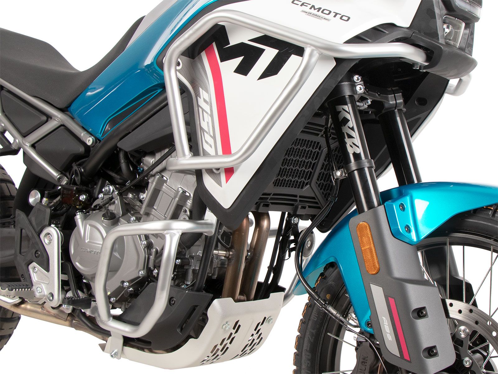 Engine guard silver for CFMoto 450 MT (24-) Hepco & Becker