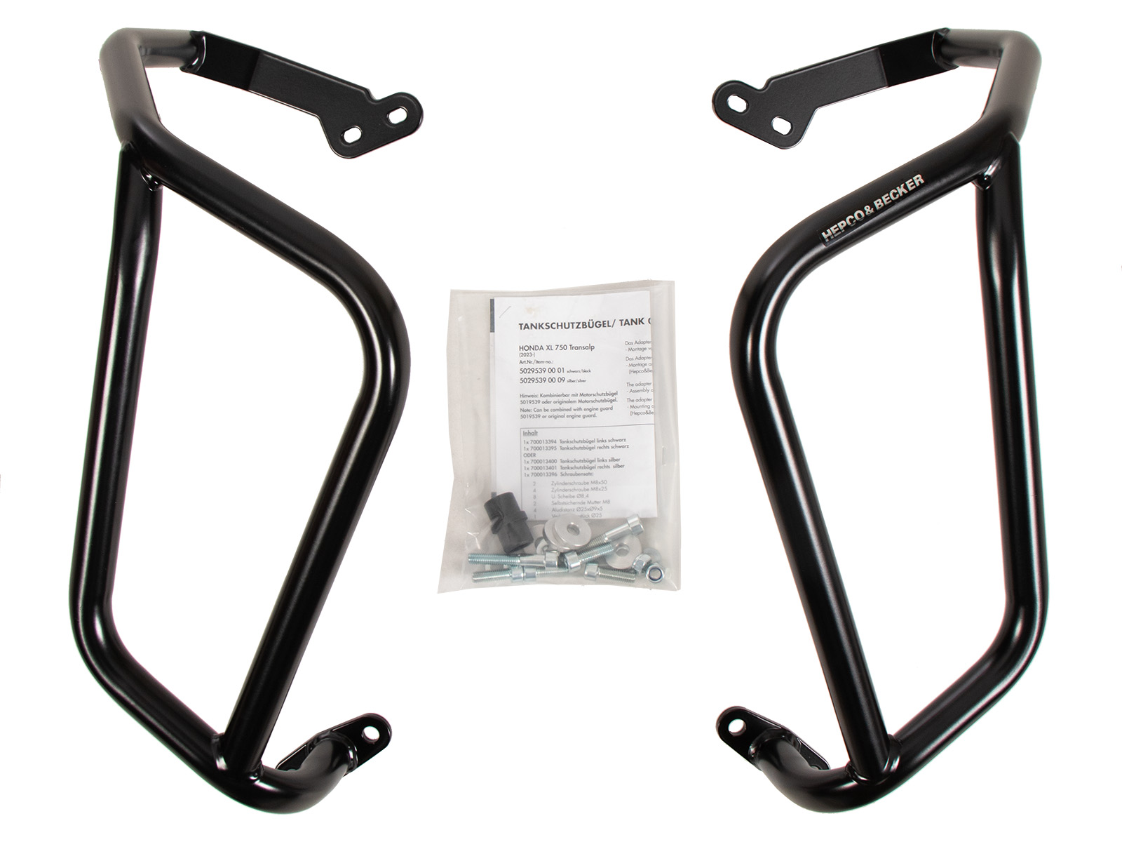 Tank protection bar black for Honda XL 750 Transalp (25- ) Hepco & Becker