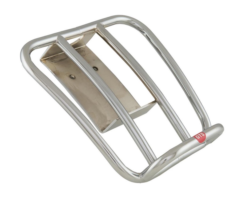 Rear luggage rack 70's for Vespa GTS/GTV/GT 125-300cc 4T LC, chrome