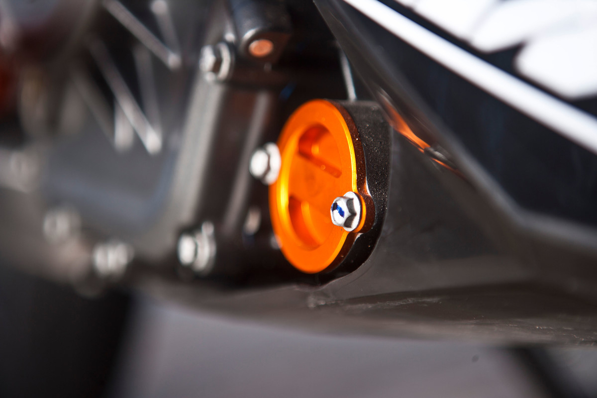 KTM Factory oil filter cover aluminum