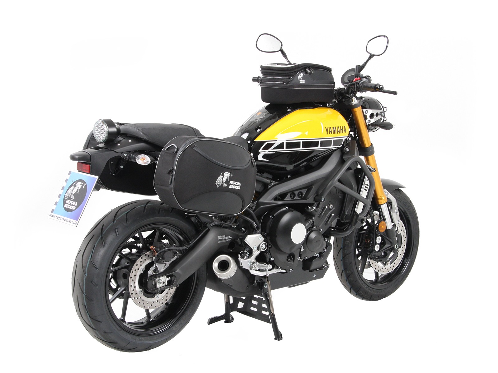 C-Bow side carrier not suitable for pillion riders for Yamaha XSR 900 (Bj.16-) Hepco & Becker