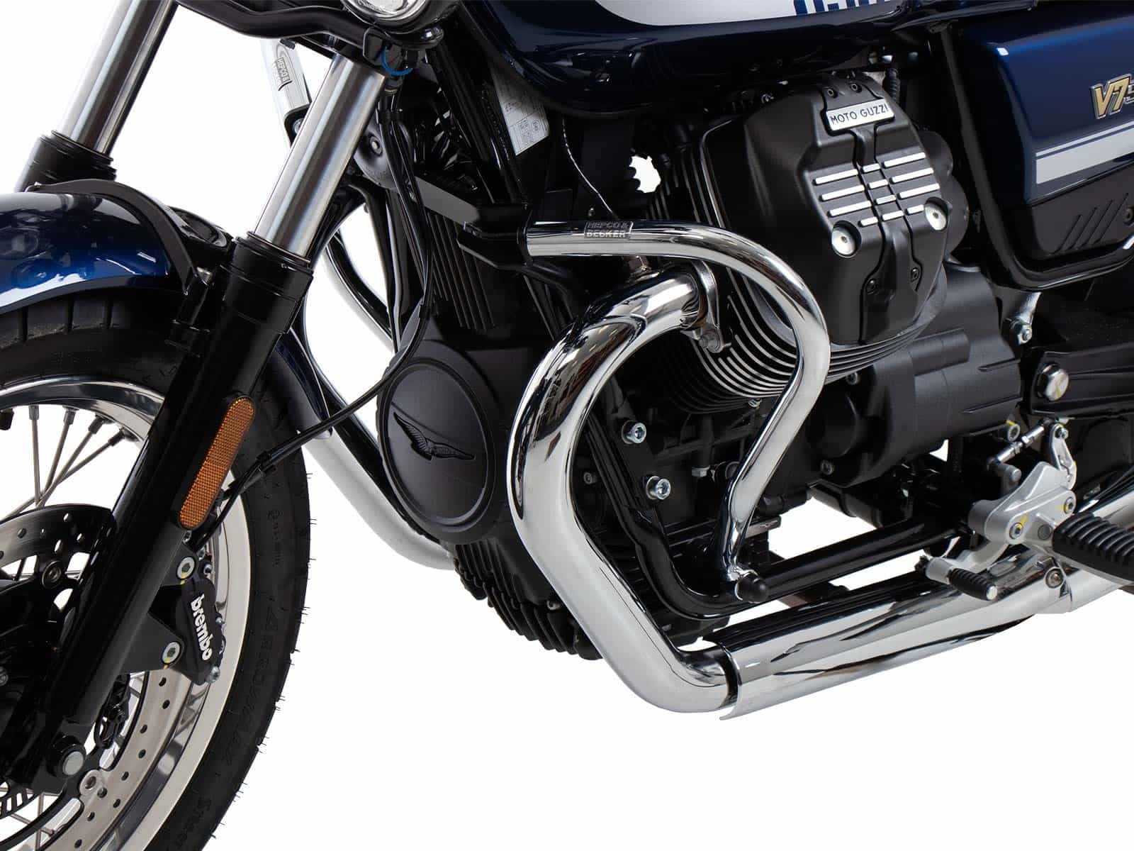Engine Guard chrome for Moto Guzzi V7 Special/Stone/Centenario (21-24) Hepco & Becker