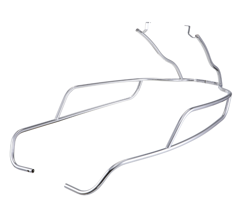 Crash bar side hood rear for Vespa GTS /GTS Super /GTV /GT 60, 125-300ccm, chrome