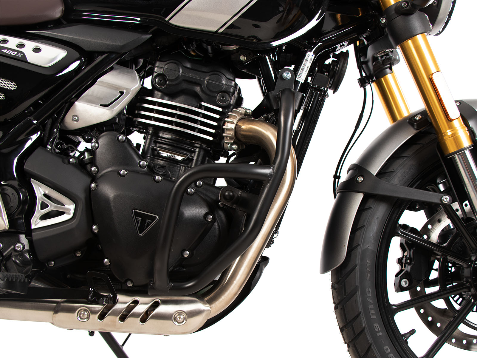 Engine guard black for Triumph Scrambler 400 X (24-) Hepco & Becker