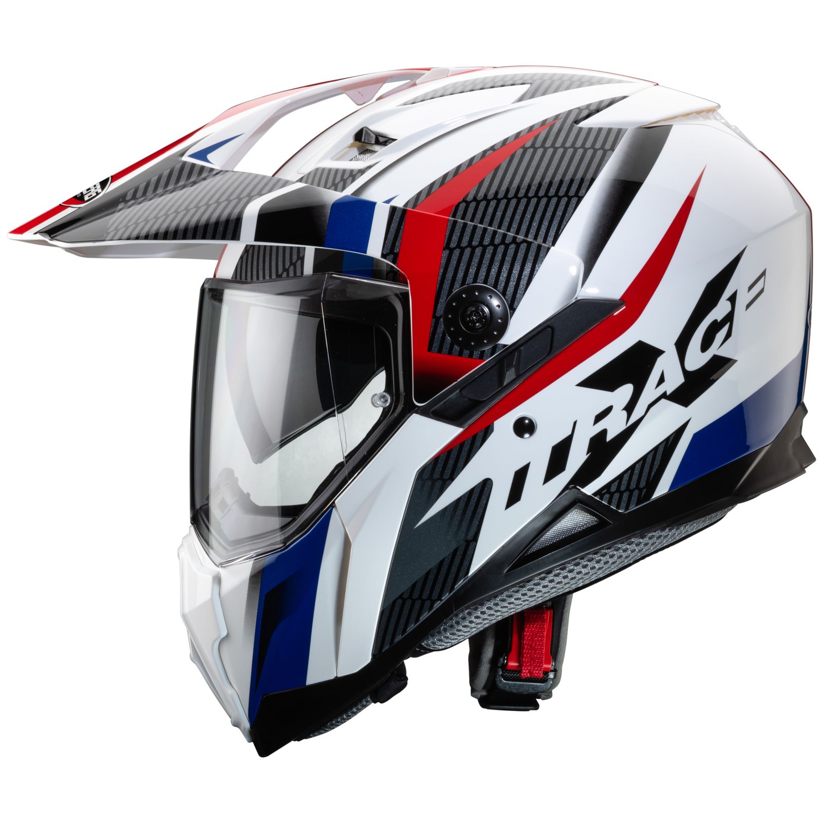 Caberg Helmet Xtrace Savana, white / red-blue