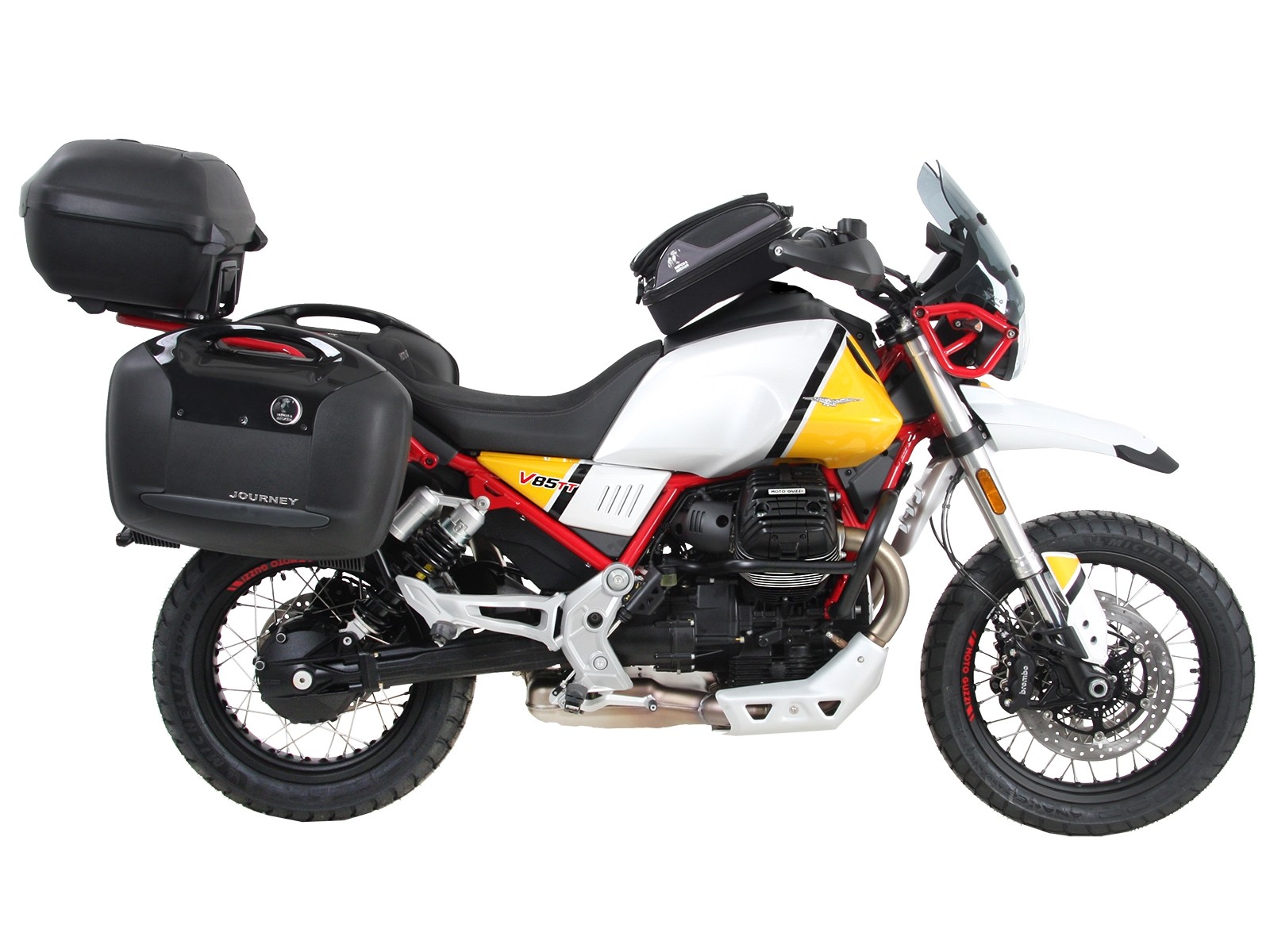 Alurack Topcaseträger black for V85 TT (Bj.19-) Hepco & Becker
