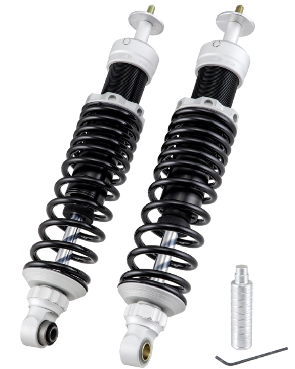 Rear shock absorber for Vespa GTS/GTS Super/GTV/GT 60/GT/GT L 125-300ccm, silver matt