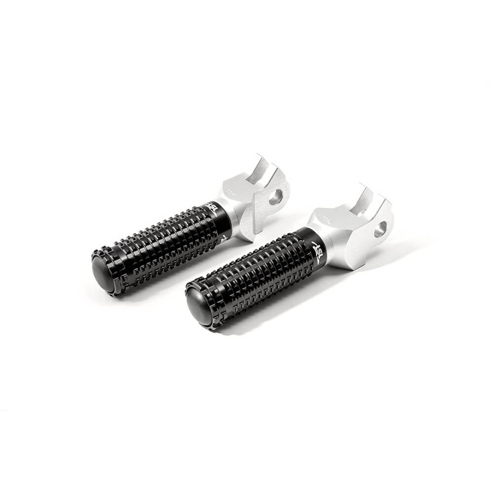 LSL "Extreme" footrests black for Triumph Bonneville / Scrambler (05-15)