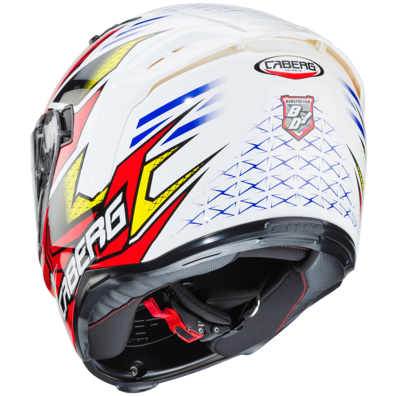 Caberg Helmet Avalon Giga, white / red-yellow