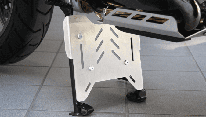 Aluminum protection plate for original main stand for BMW R 1200 GS Adventure (14-18) Hepco & Becker