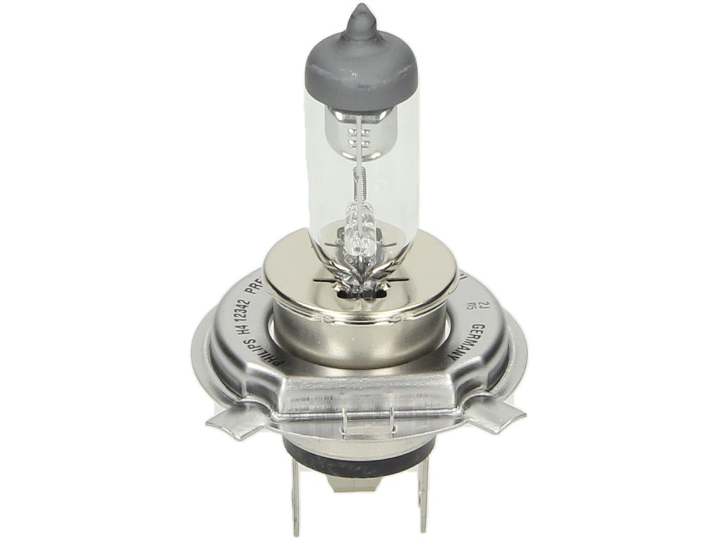 Philips bulb, incandescent lamp, H4, Vision+30% more light, 12 V, 60/55 W, P43t