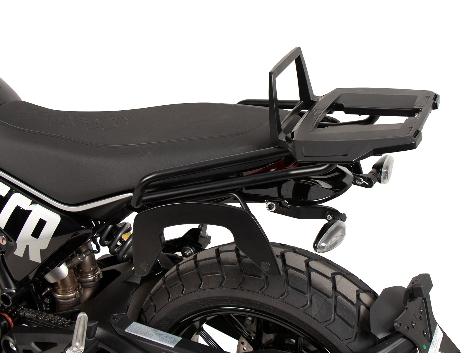 Alurack top case carrier black for Ducati Scrambler 800 Icon (23-) Hepco & Becker